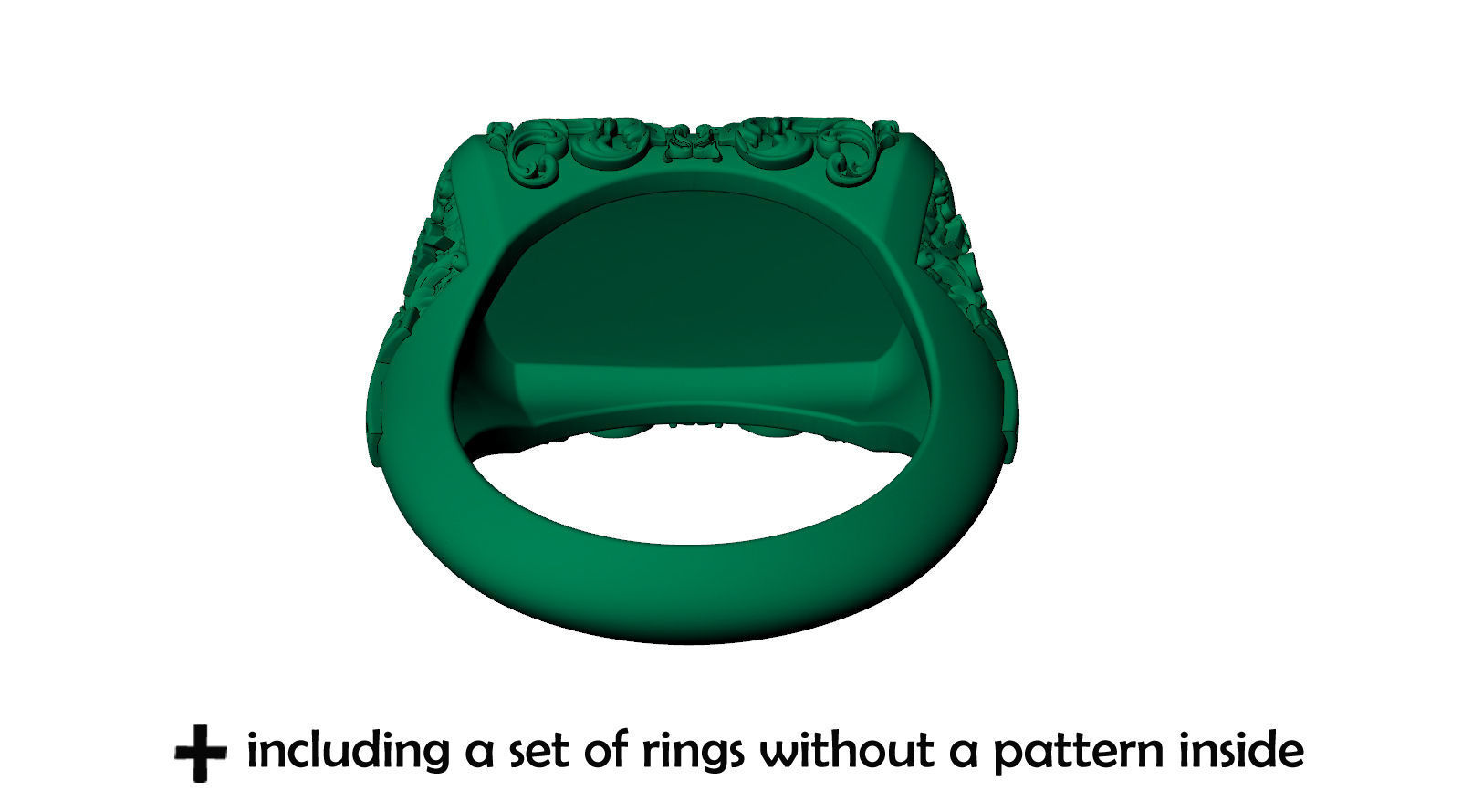 Jesus Christ The Last Supper Leonardo Pattern Signet 3D print model_11