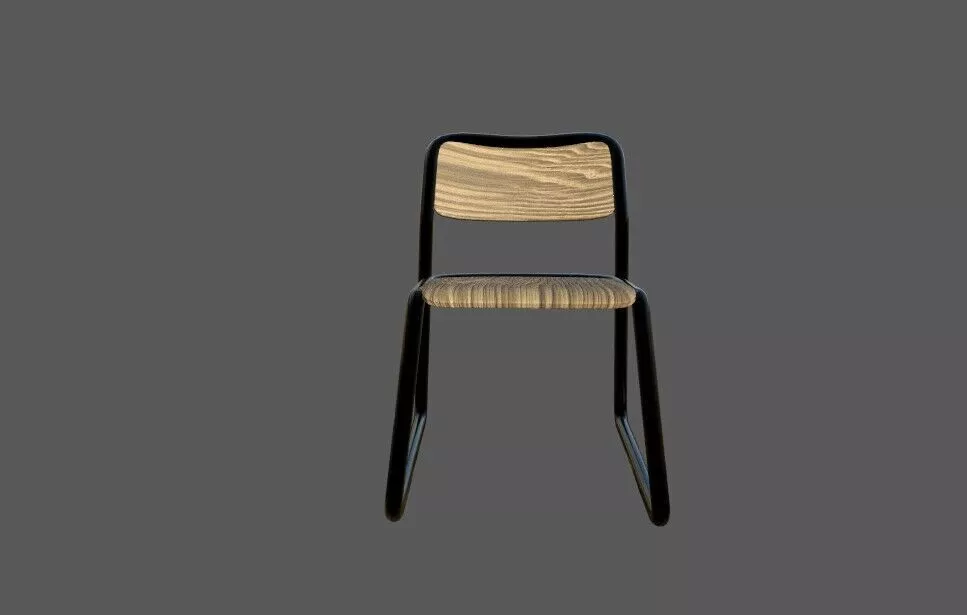 BOUNCE CHAIR Low-poly 3D model