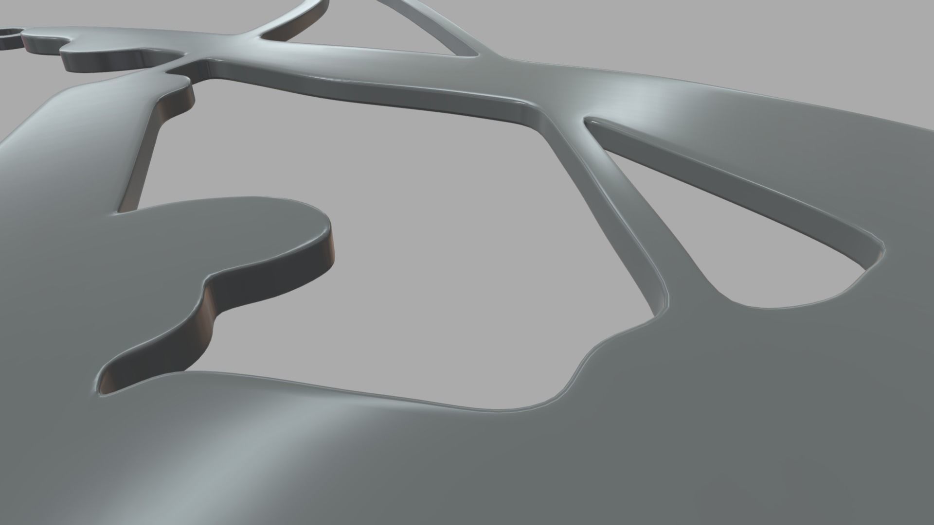 Rhythmic Gymnastics Key Ring Chain 01 Low-poly 3D model_5