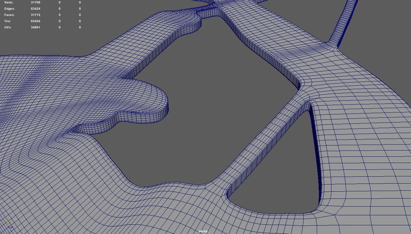 Rhythmic Gymnastics Key Ring Chain 01 Low-poly 3D model_12