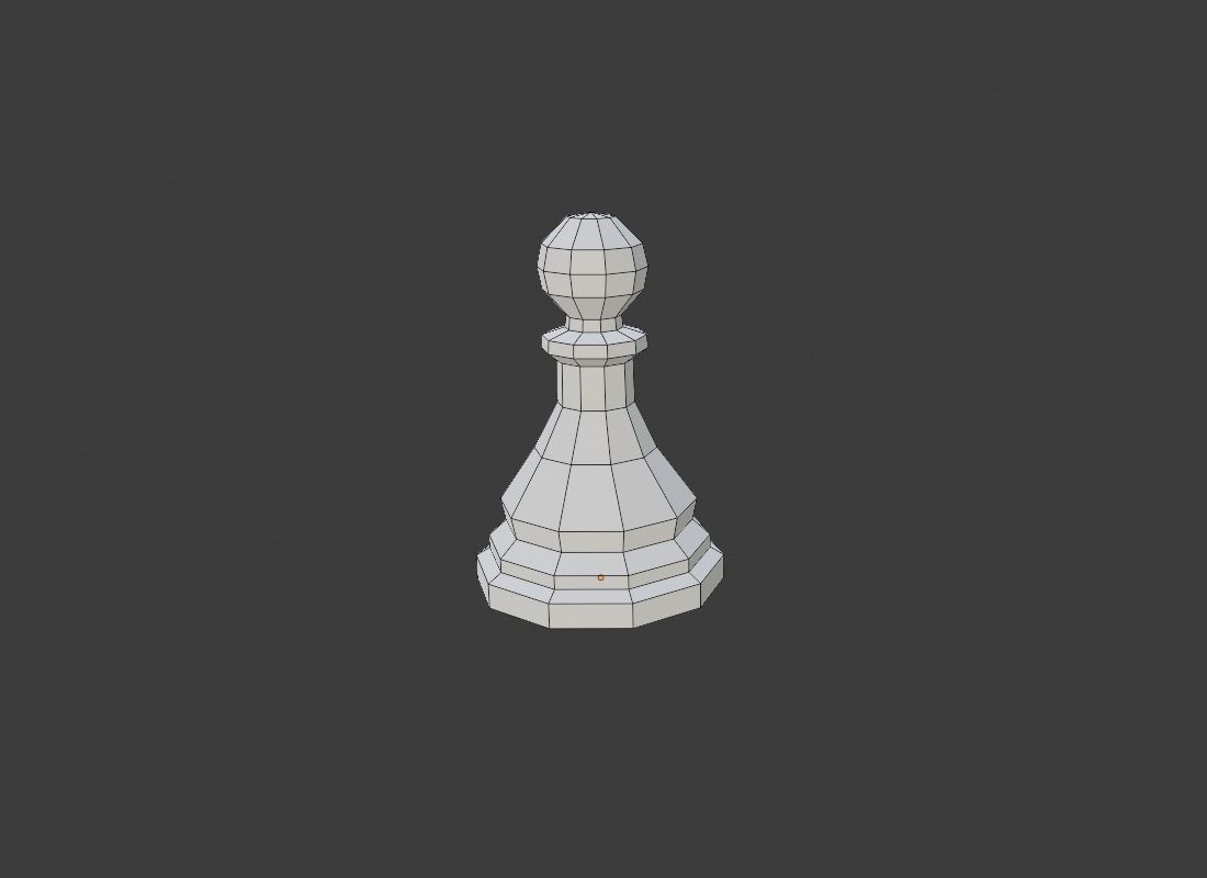Low Poly Chess Pieces Low-poly 3D model_9