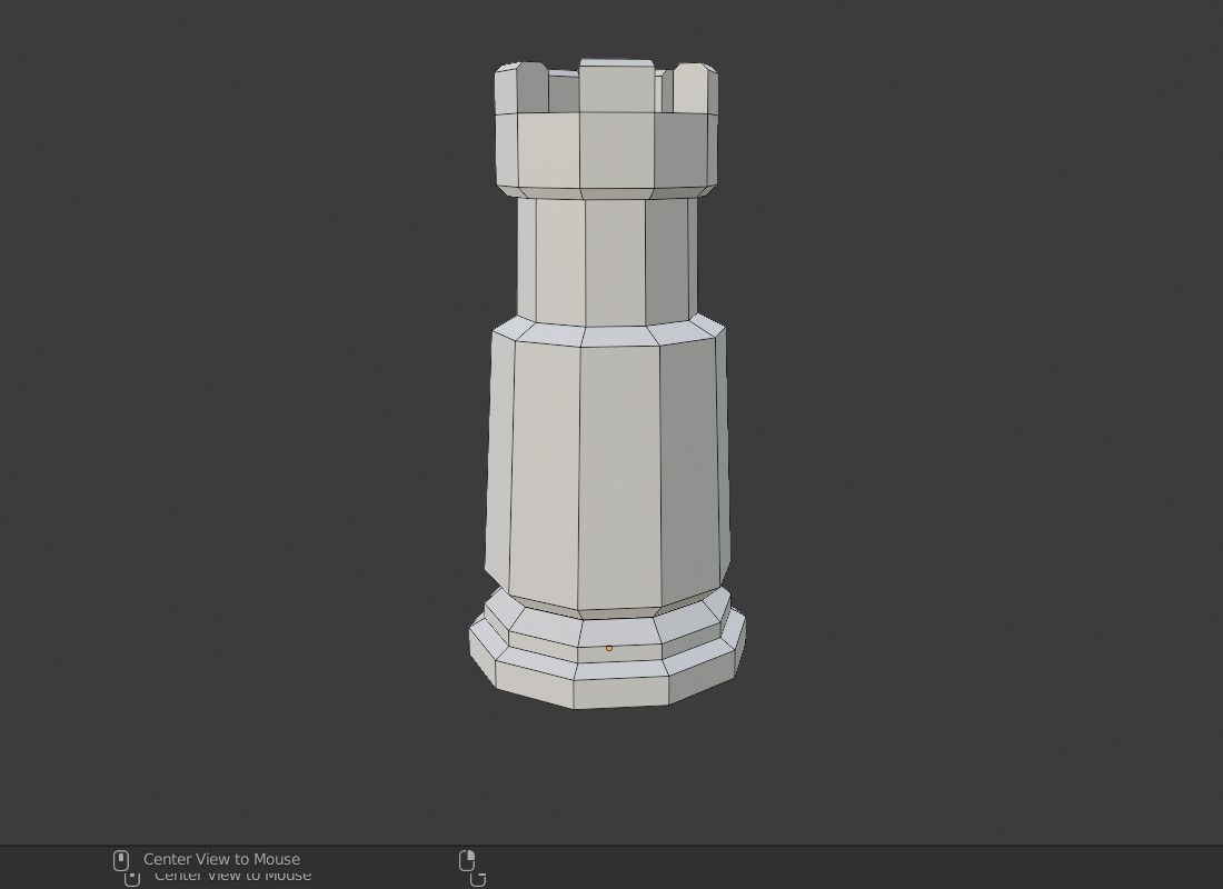 Low Poly Chess Pieces Low-poly 3D model_8