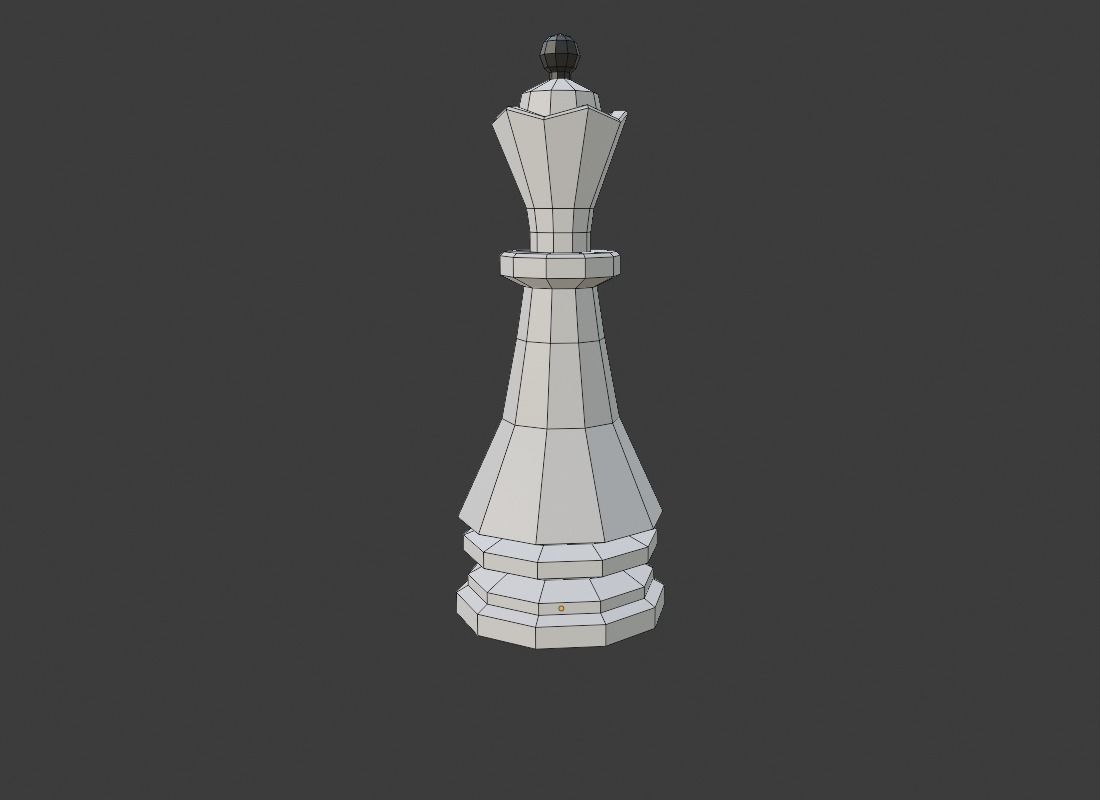 Low Poly Chess Pieces Low-poly 3D model_5