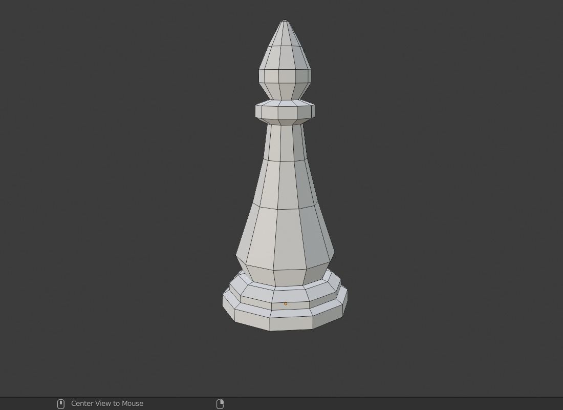 Low Poly Chess Pieces Low-poly 3D model_6