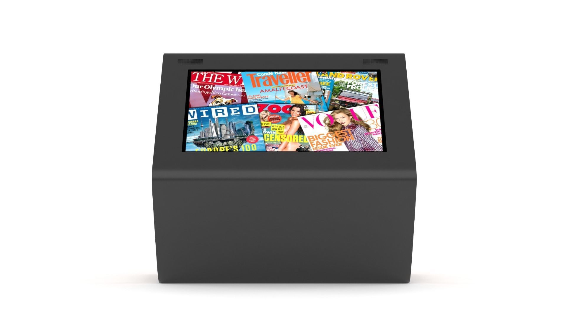 Electronic Kiosk Collection 3D model_1