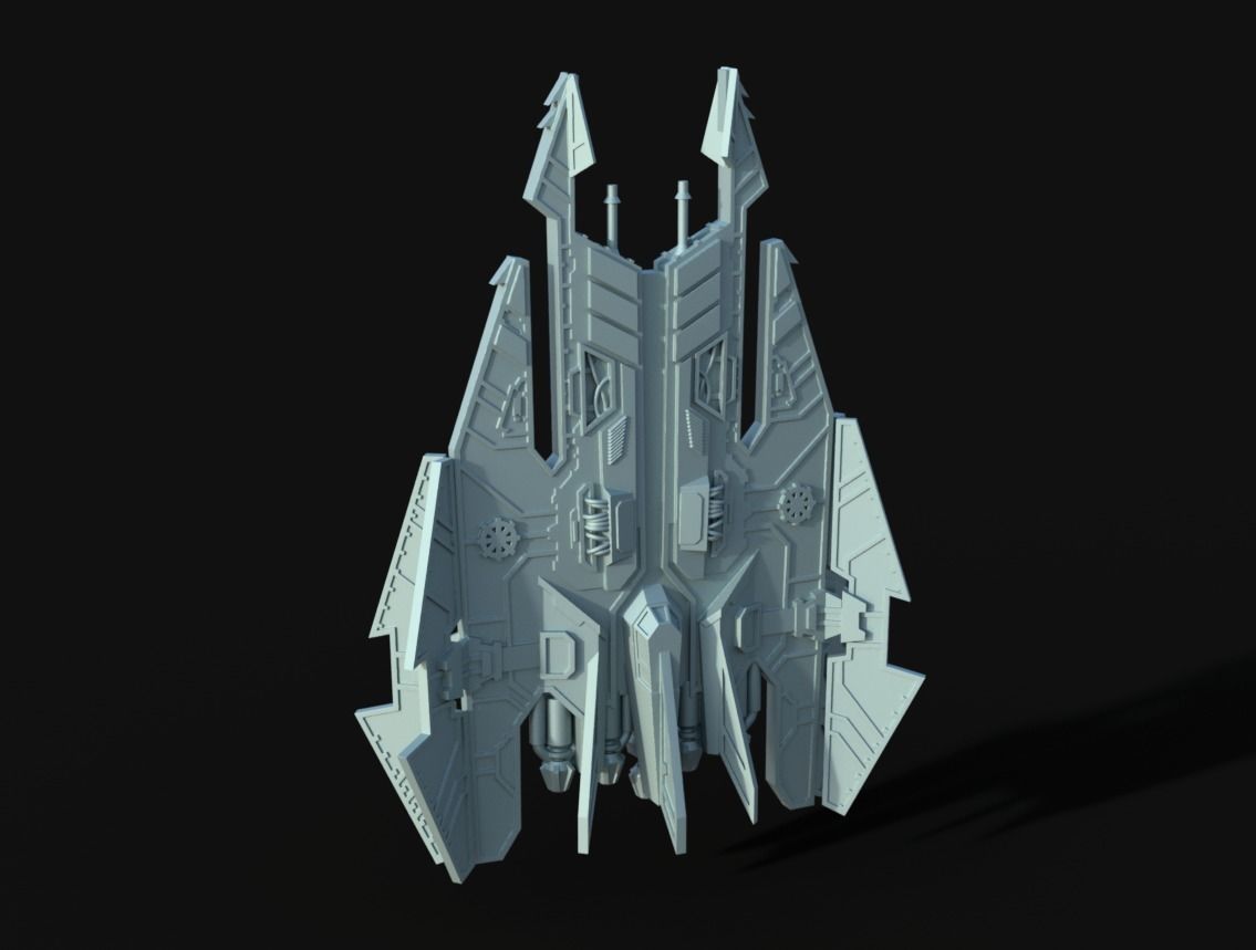 HARBINGER CHAOS BOMBER 3D print model_1