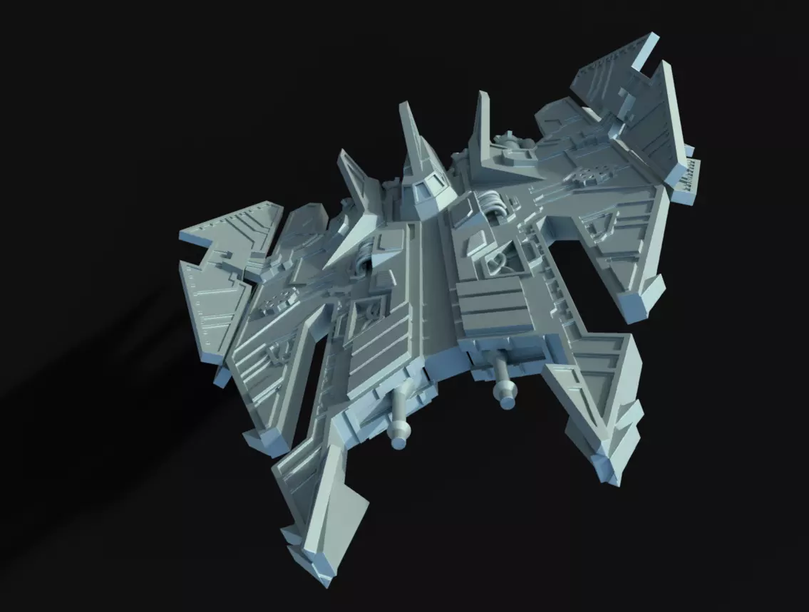 HARBINGER CHAOS BOMBER 3D print model_0