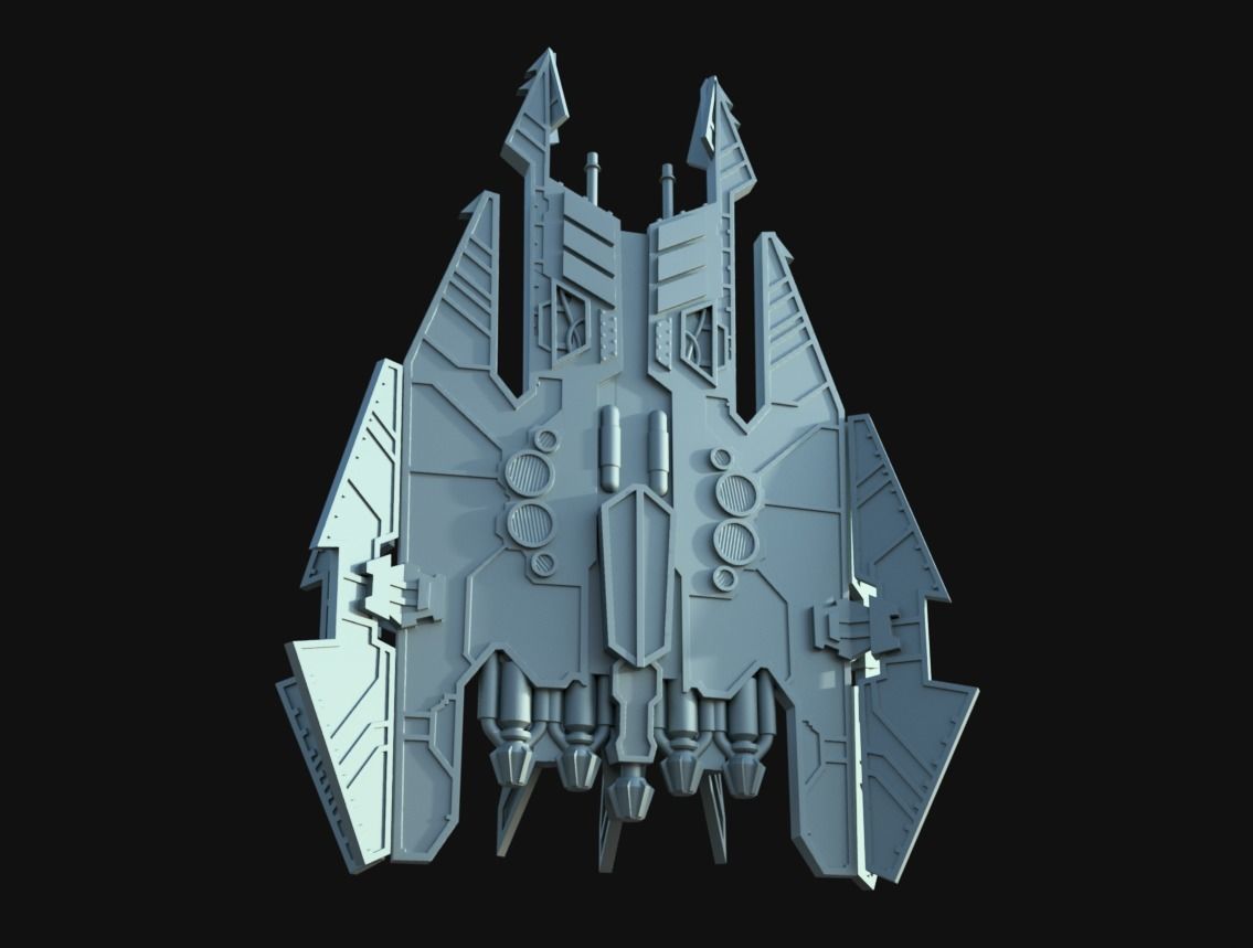 HARBINGER CHAOS BOMBER 3D print model_2