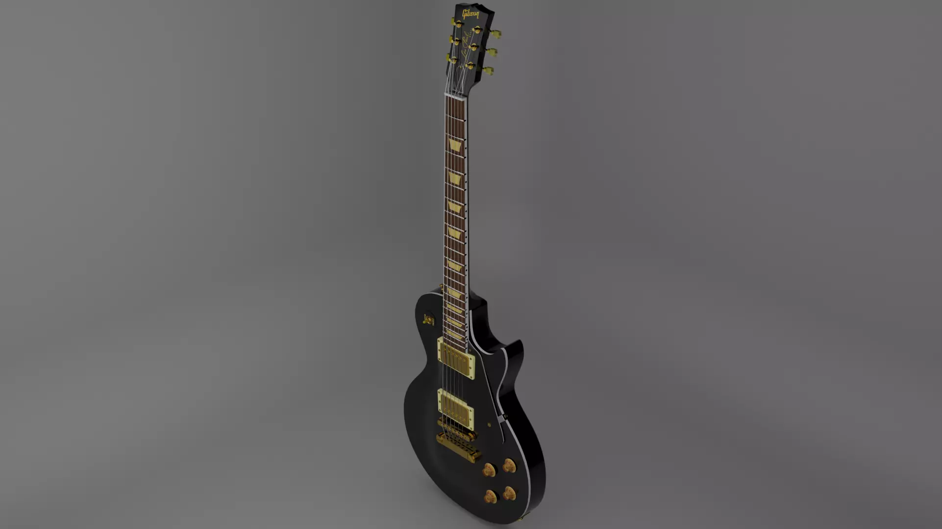 Gibson Les Paul Standard 1960s 3D model_0