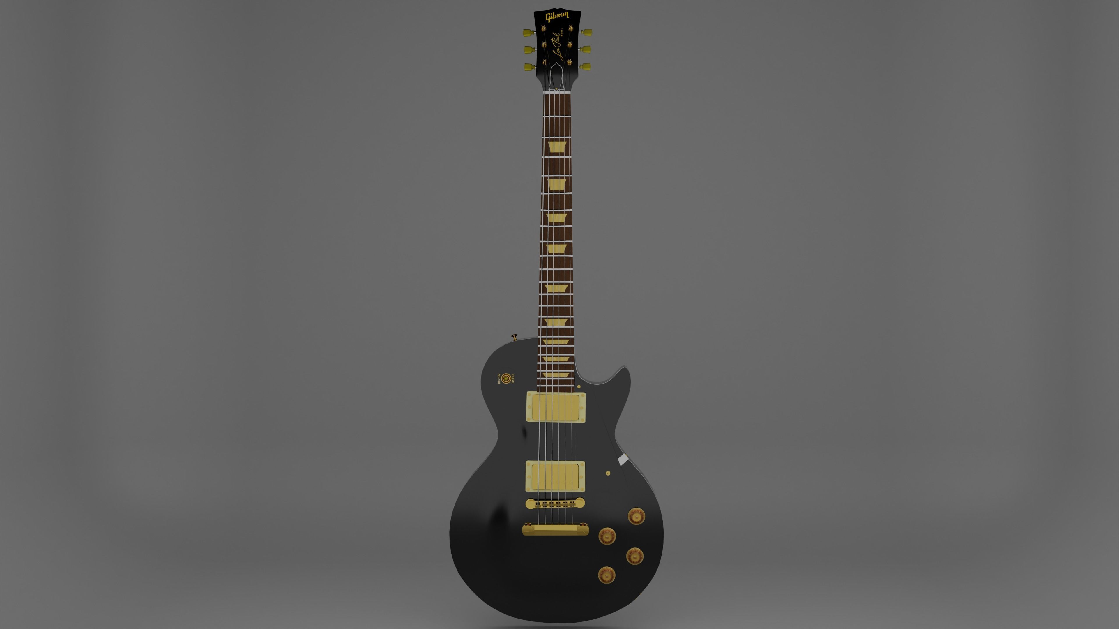 Gibson Les Paul Standard 1960s 3D model_3