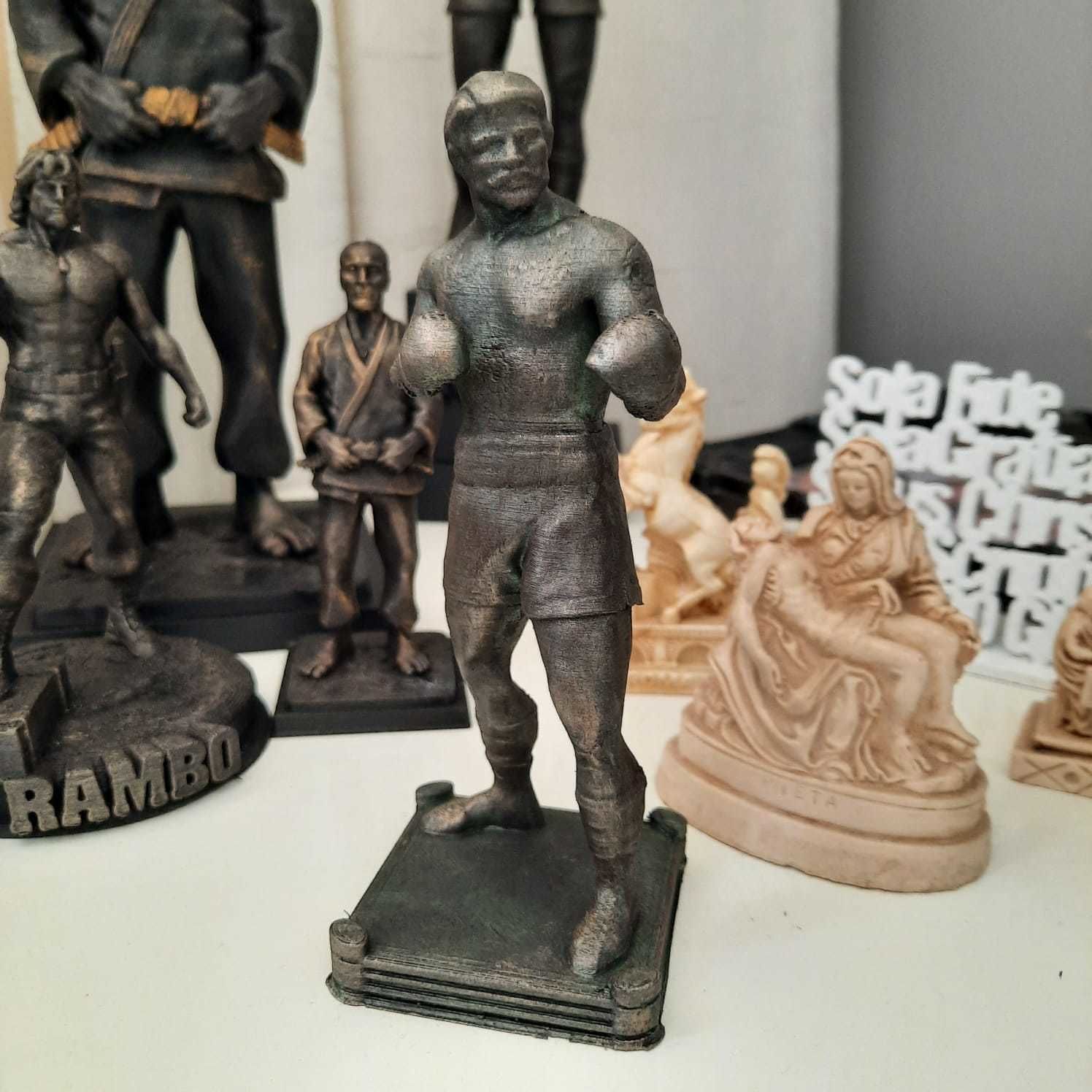 BOXER boxe boxing OLD SCHOOL BOXING ATHLETE 3D print model_2