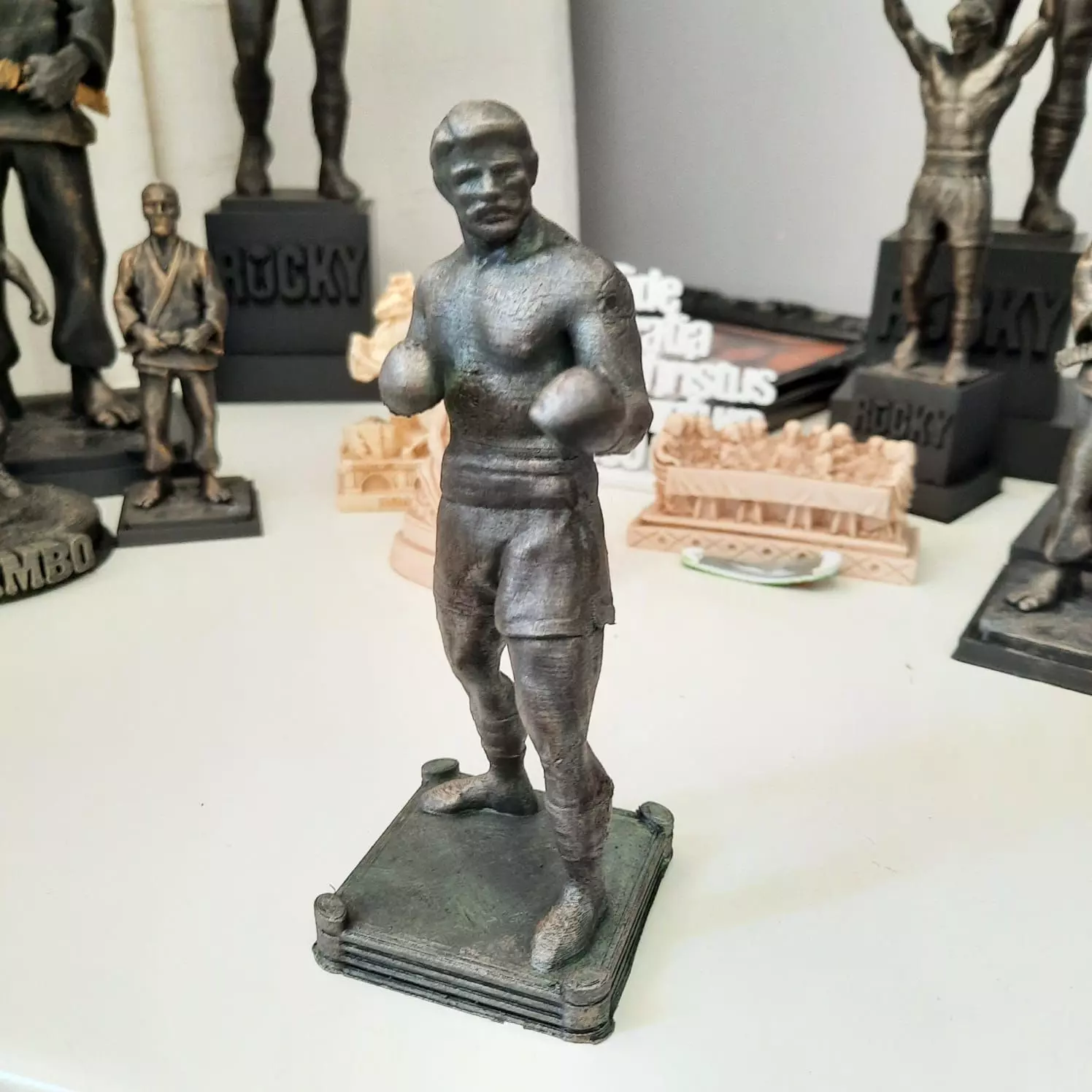 BOXER boxe boxing OLD SCHOOL BOXING ATHLETE 3D print model_0