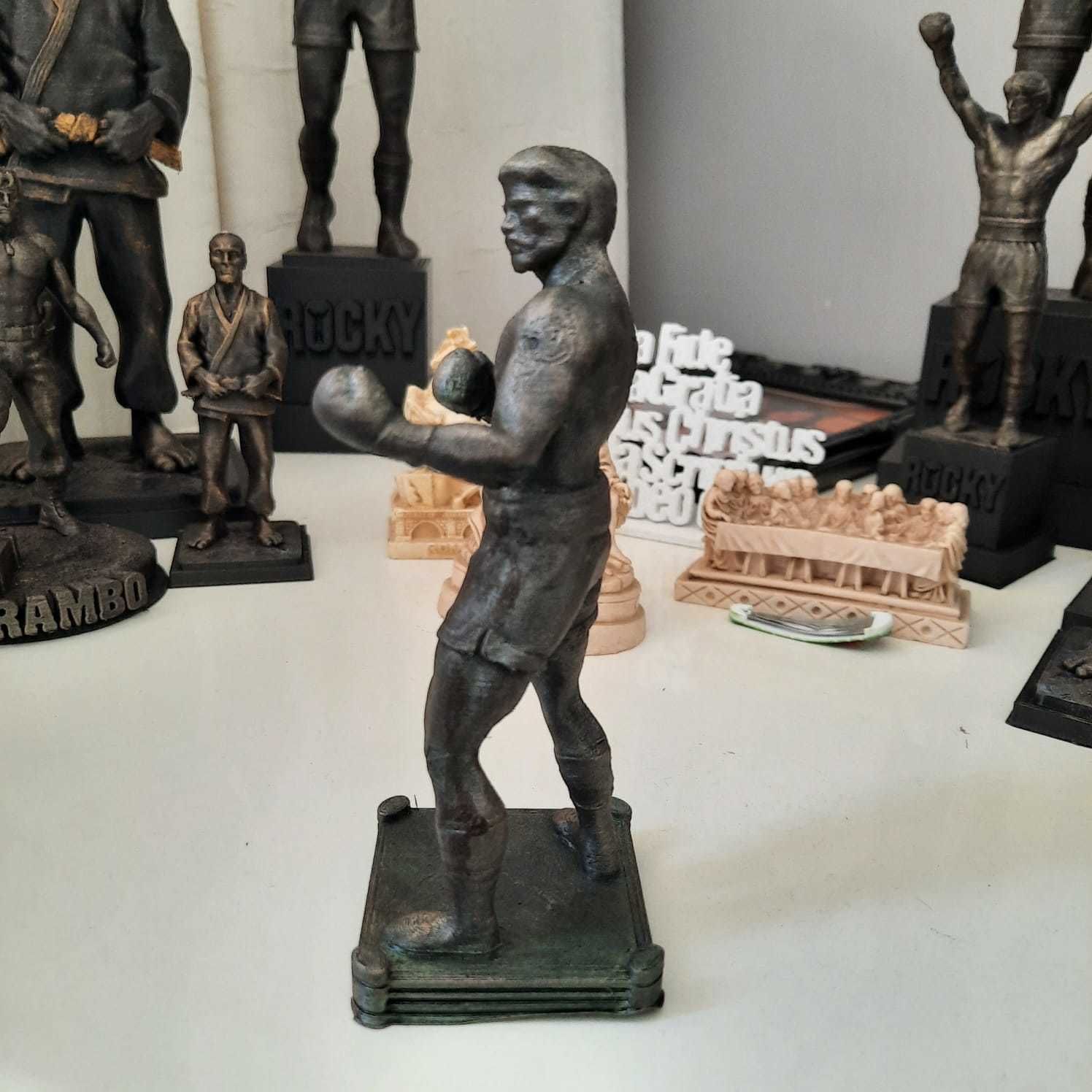 BOXER boxe boxing OLD SCHOOL BOXING ATHLETE 3D print model_3