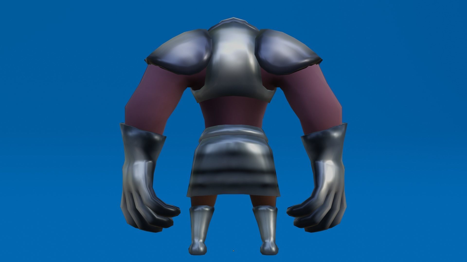 Pig Character Low Poly Low-poly 3D model_10