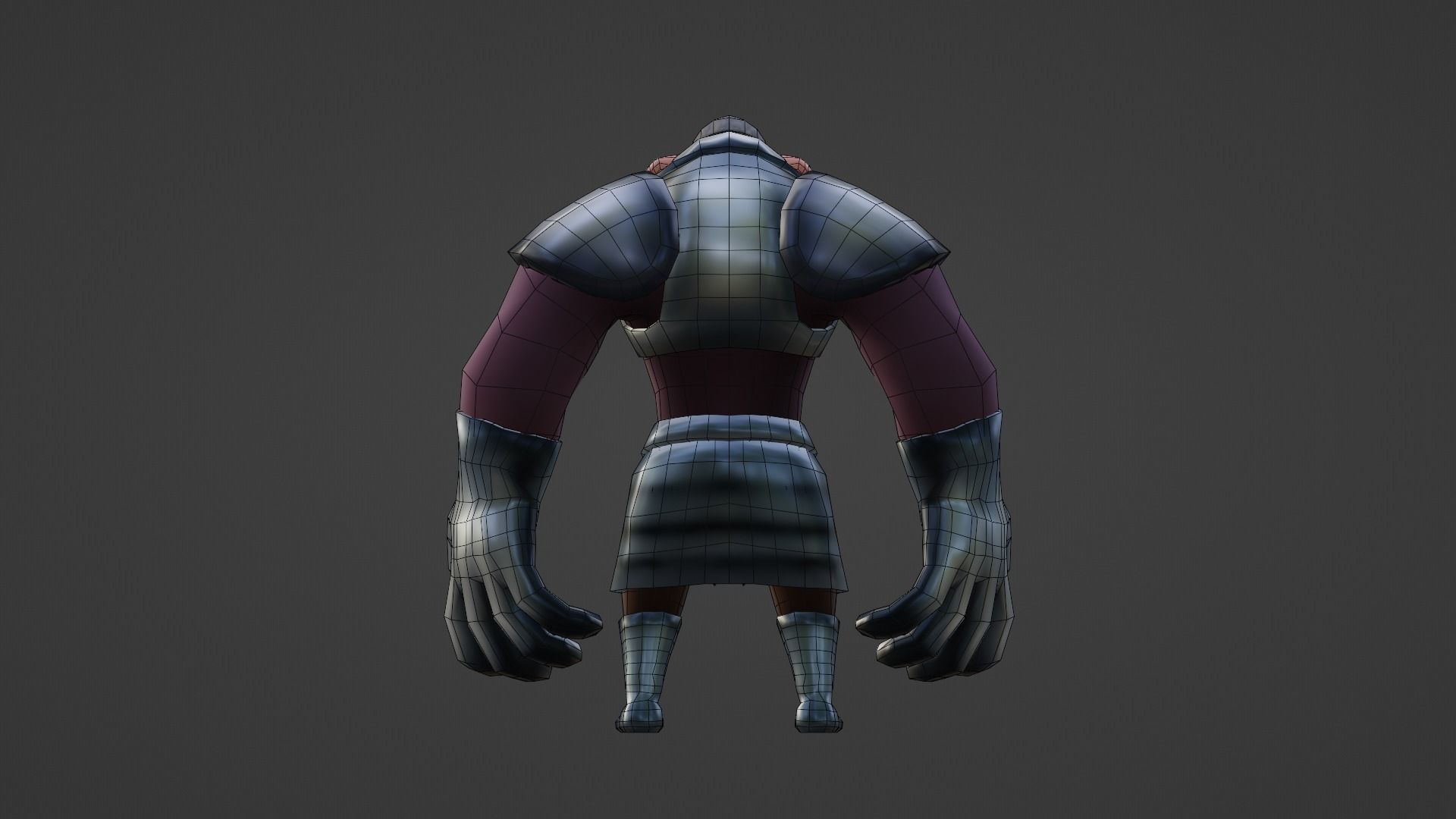 Pig Character Low Poly Low-poly 3D model_22