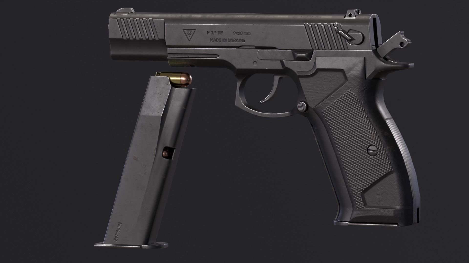 Fort-14 TP Low-poly 3D model_6