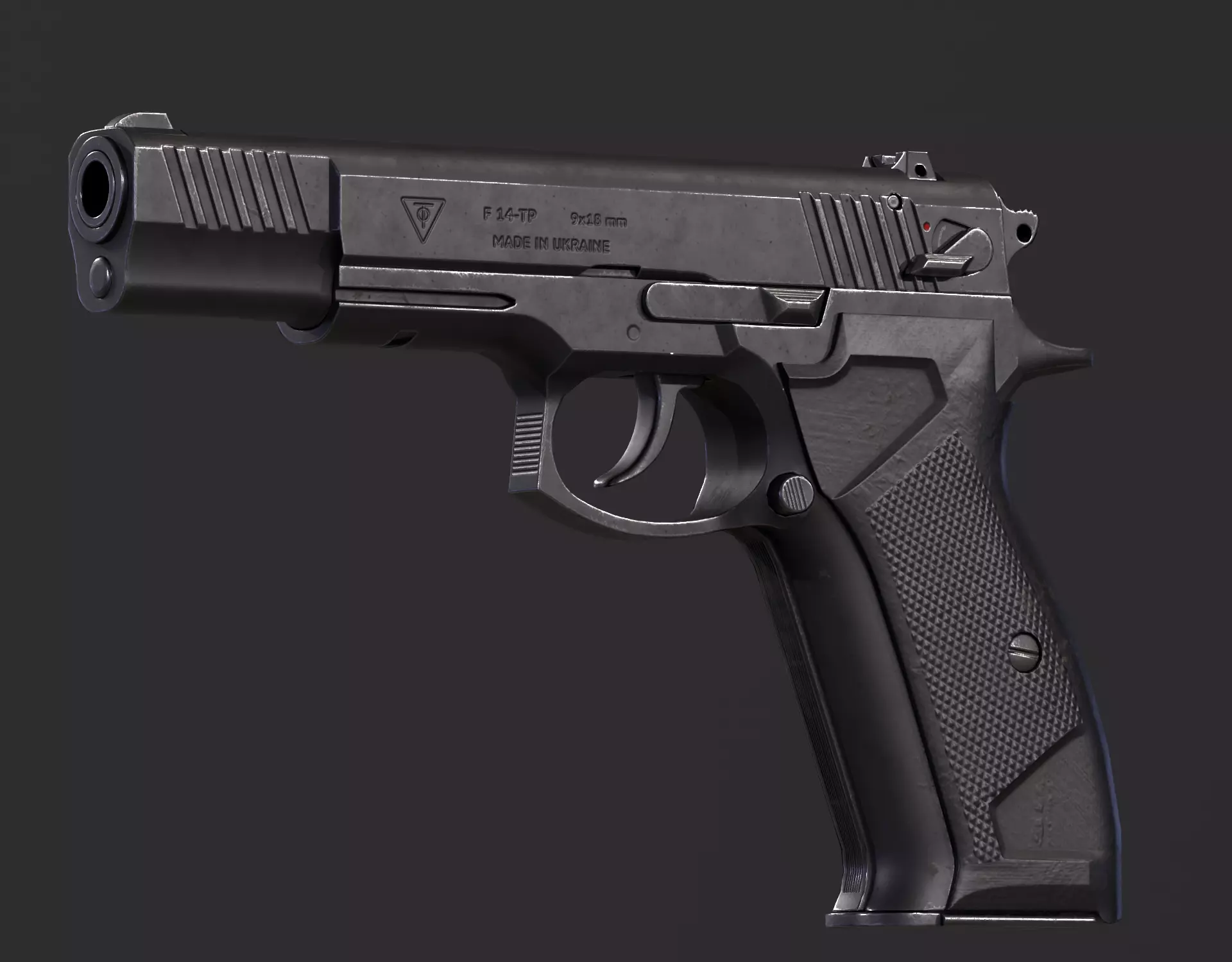 Fort-14 TP Low-poly 3D model_0