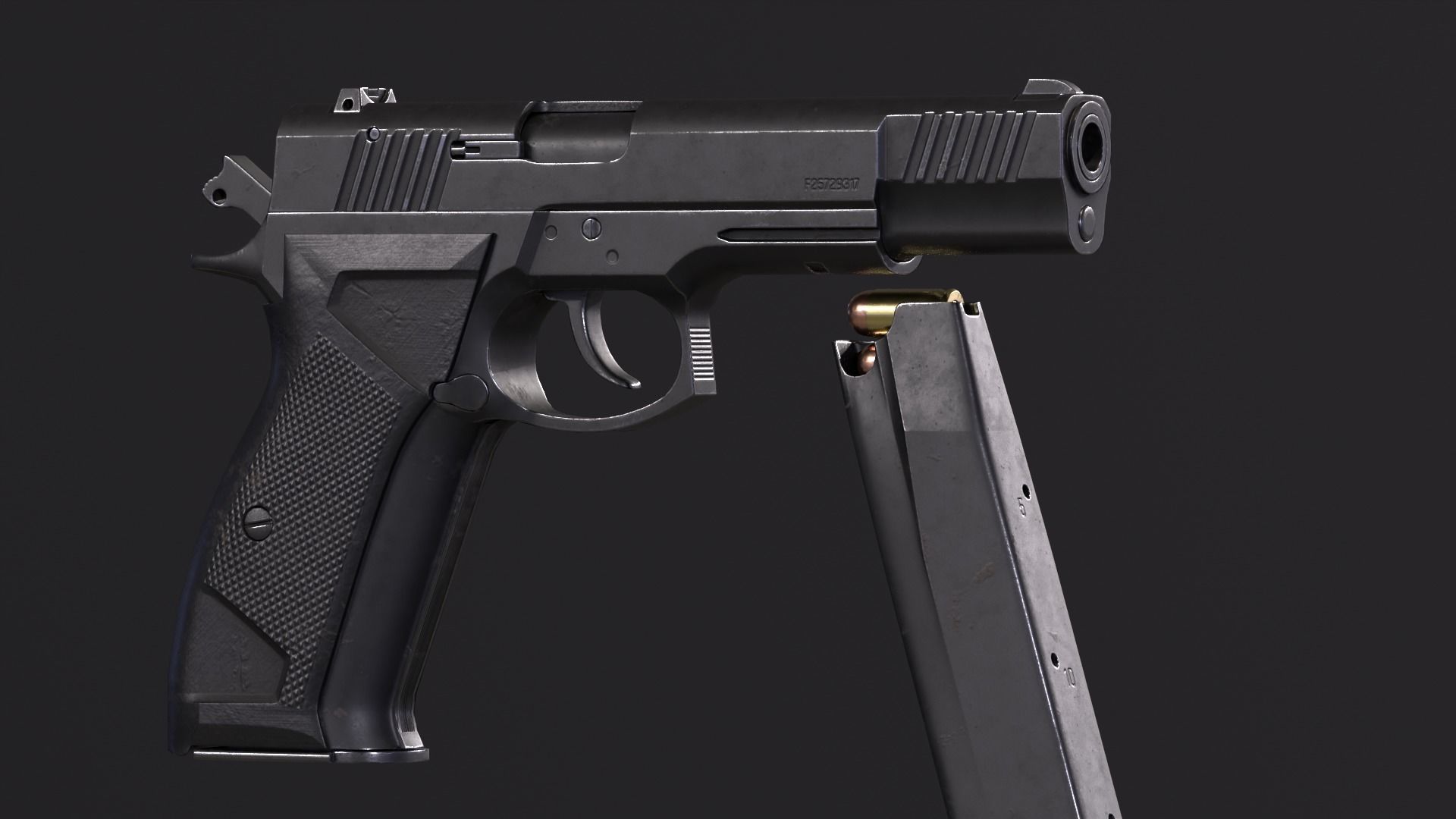 Fort-14 TP Low-poly 3D model_7