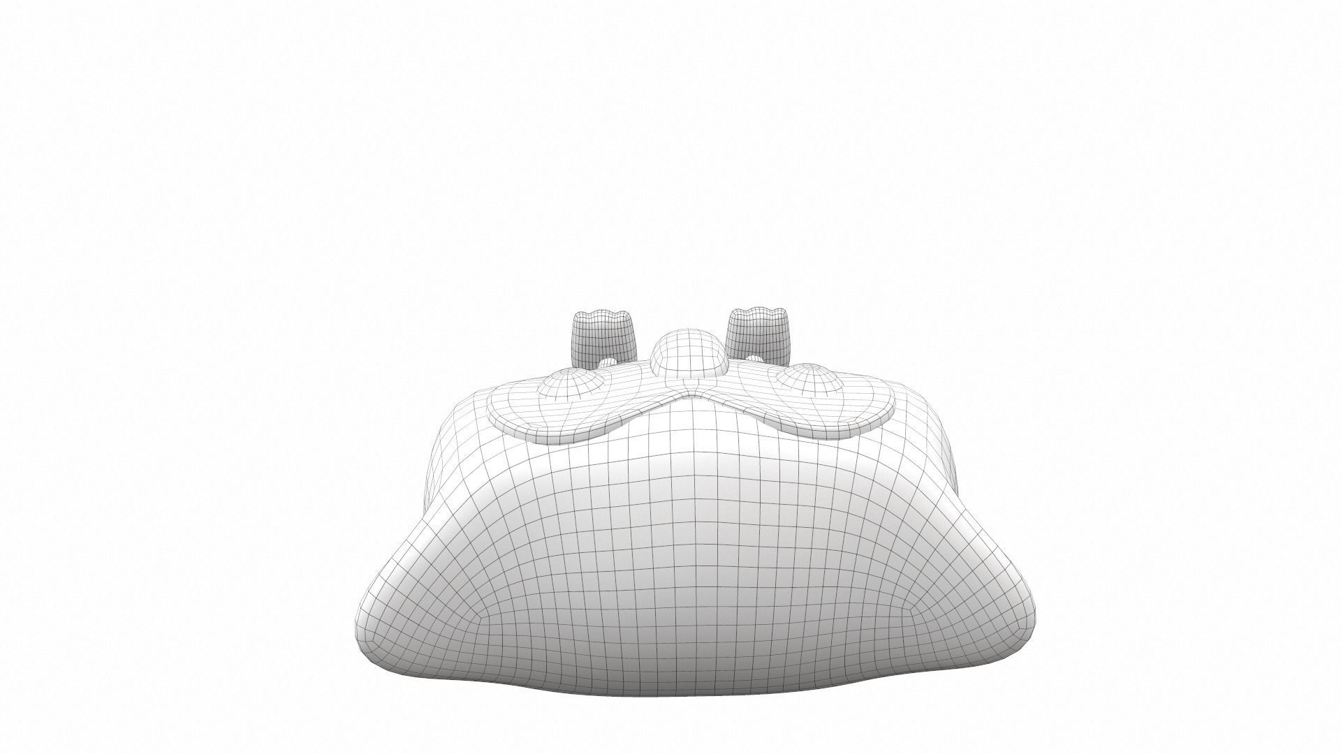 Plush toy owl 3D model_10