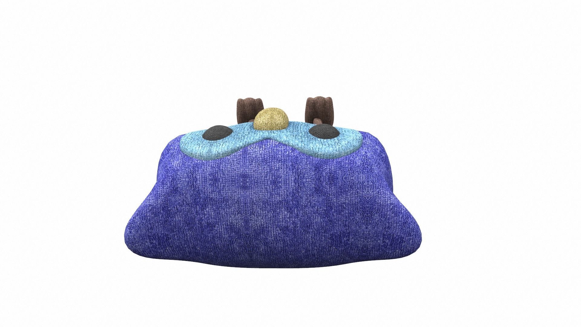 Plush toy owl 3D model_5