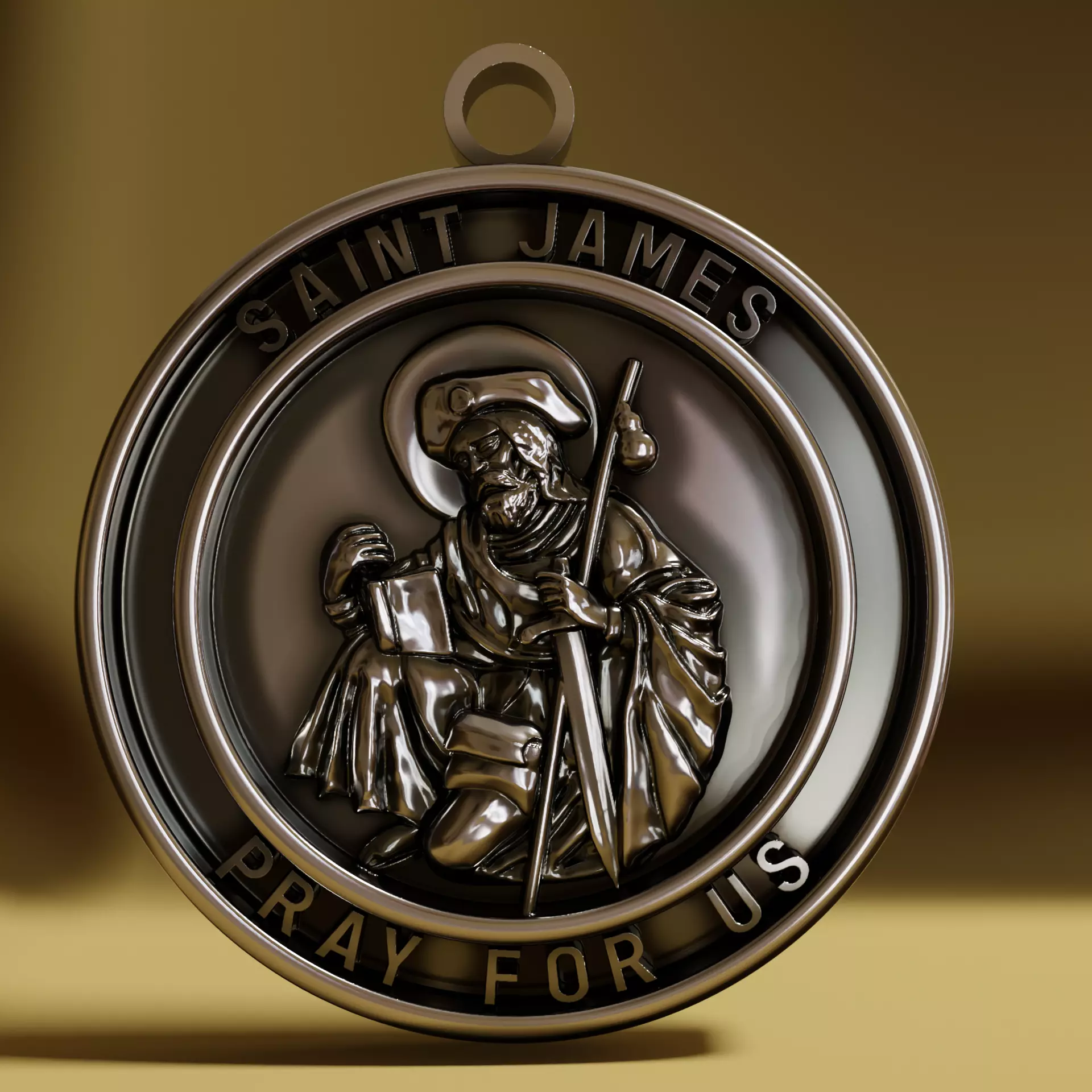 St James pendant 3D print model