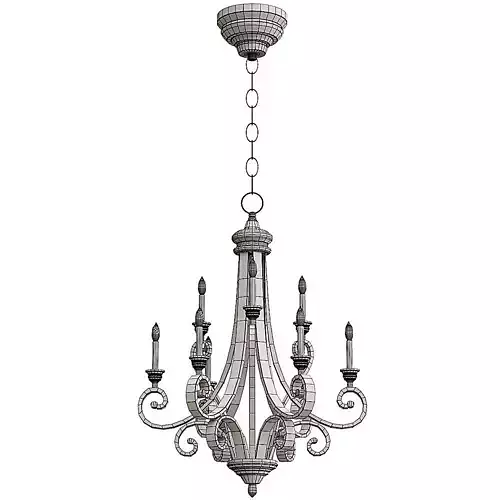 Quorum Nine Light Chandelier