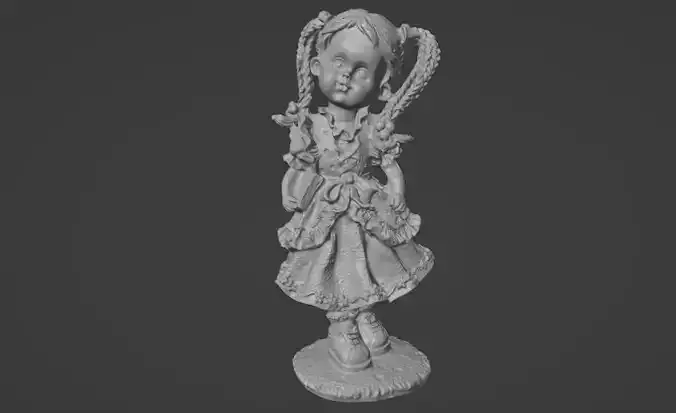 Girl child with book