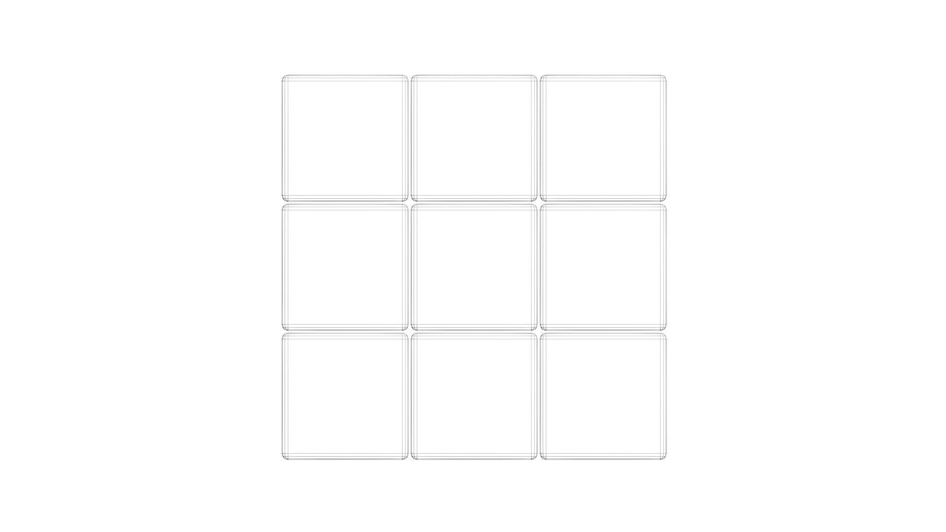 QR Code Rubiks Cube 3D model_12