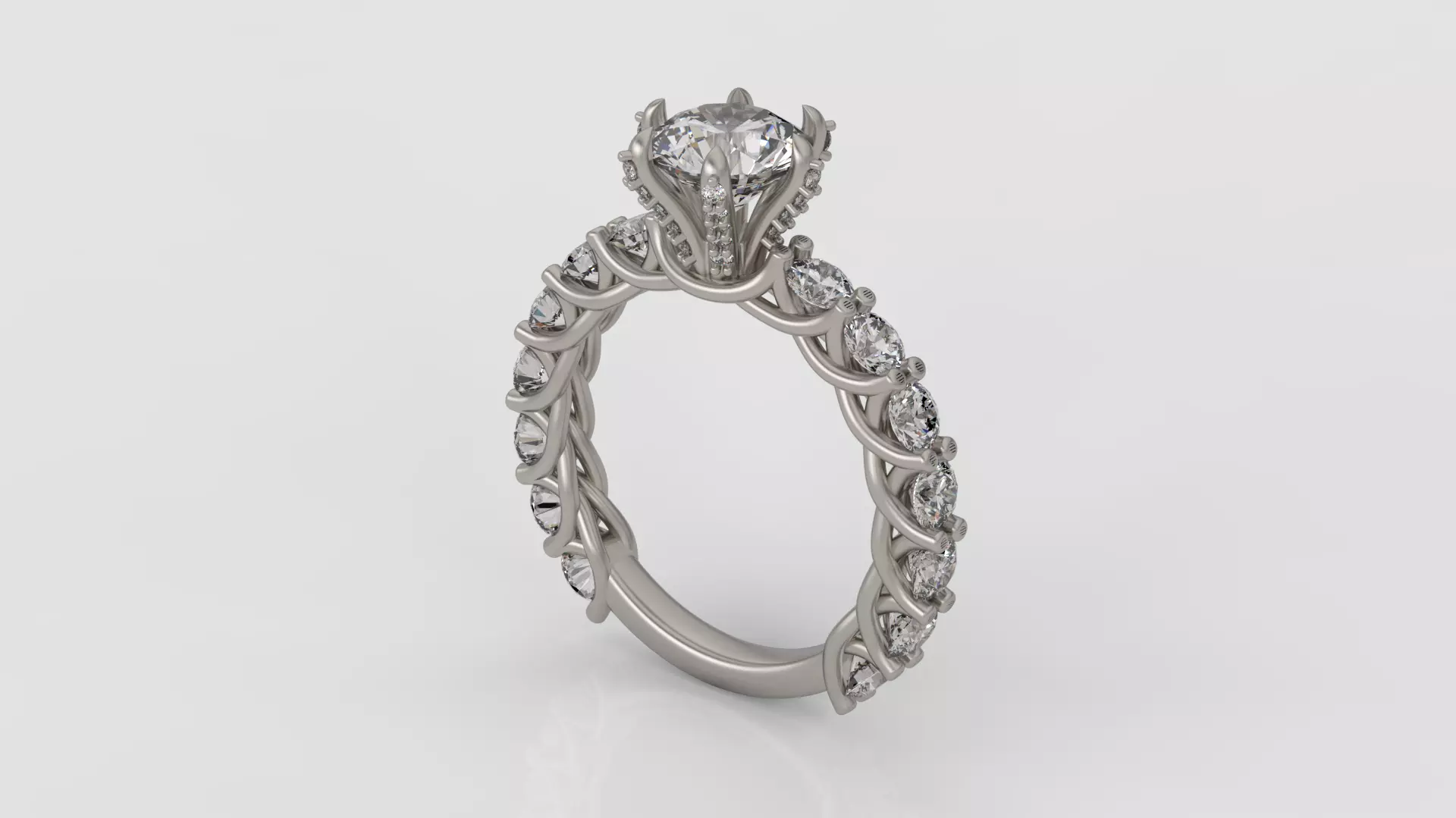 Engagement Ring 3d model C36 3D print model_0