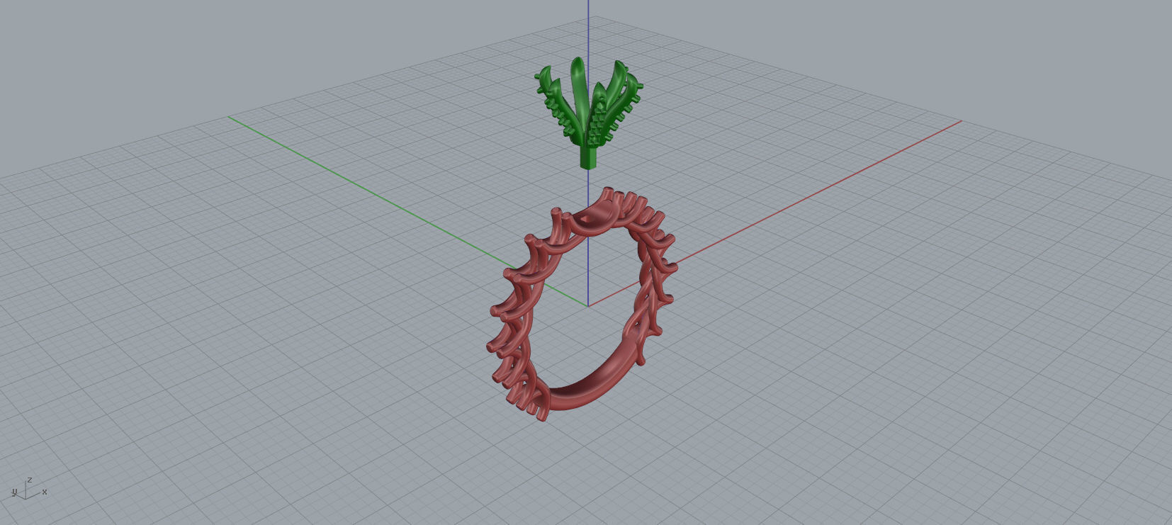 Engagement Ring 3d model C36 3D print model_12