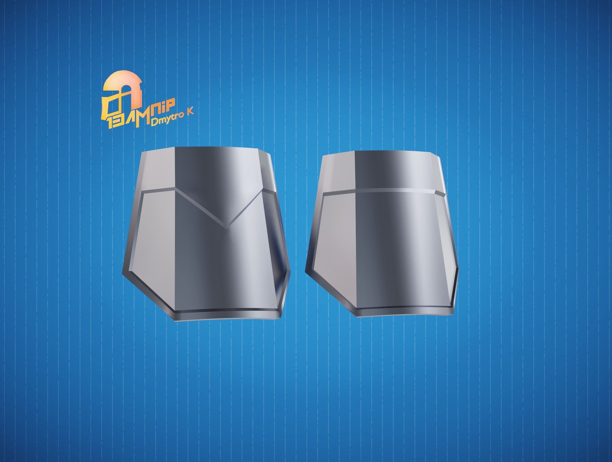 Custom Mandalorian wrist armor 3D print model_13