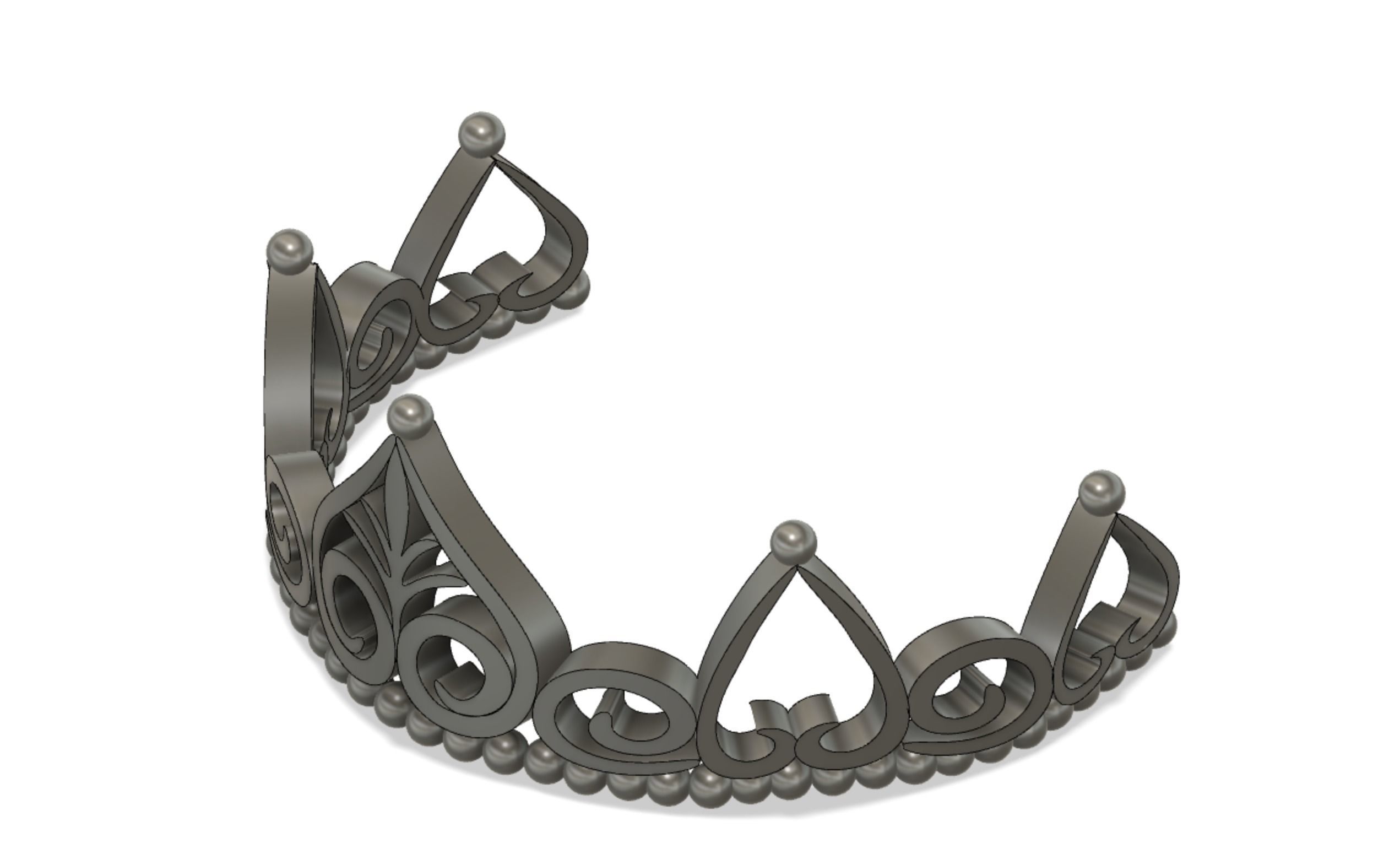 Princess and the Pauper Anneliese Crown 3D print model_1