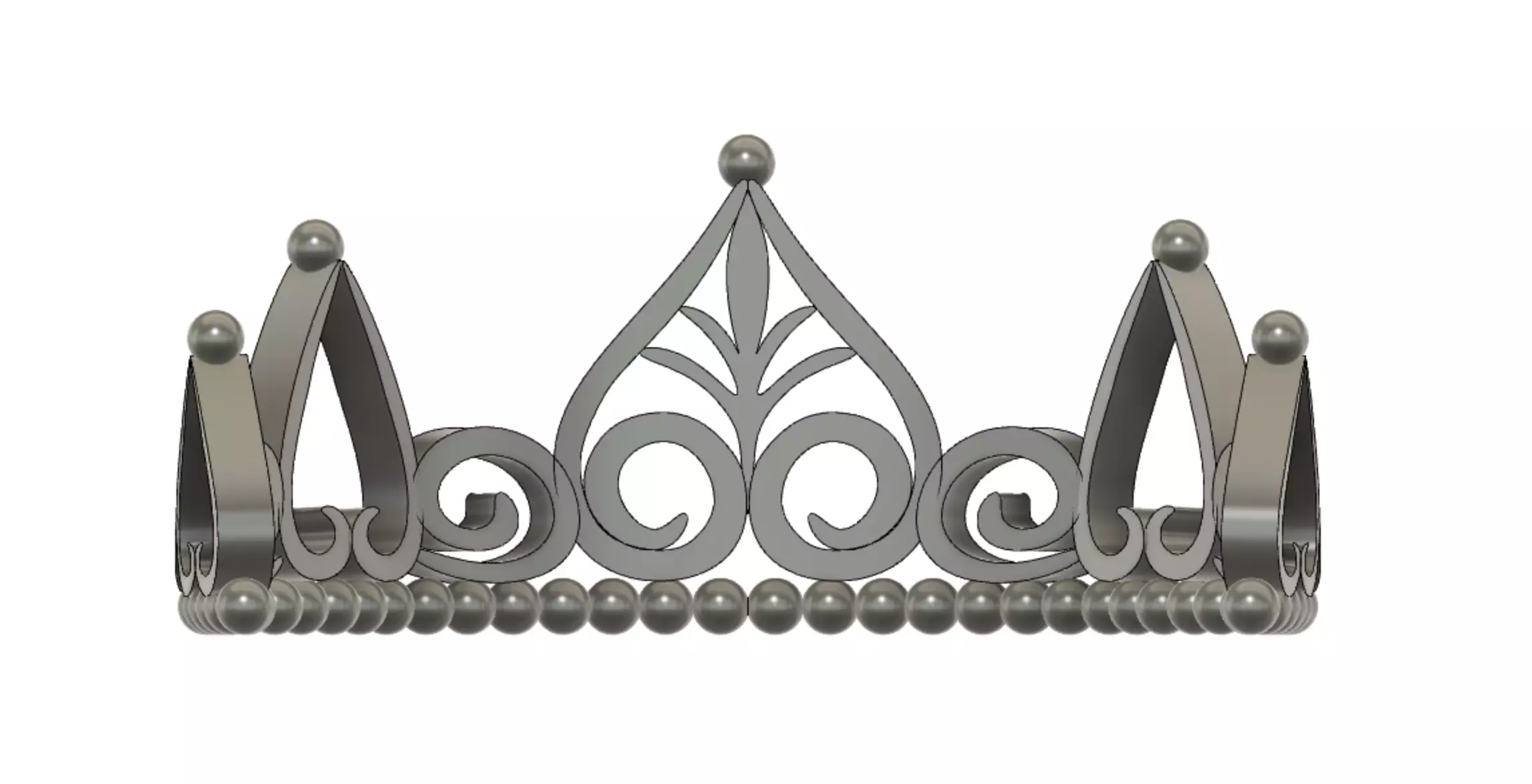 Princess and the Pauper Anneliese Crown 3D print model_0