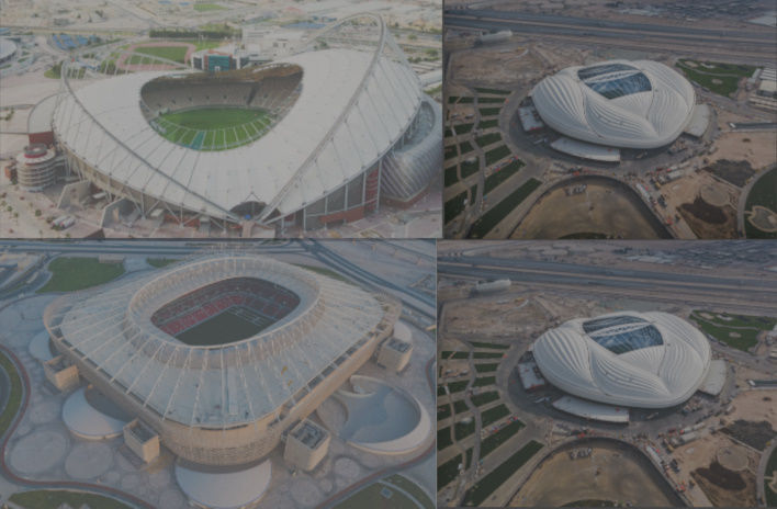 best stadiums in quater fifa world cup 2022 Low-poly 3D model_3