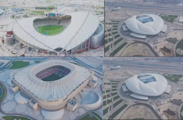 best stadiums in quater fifa world cup 2022 Low-poly 3D model_0