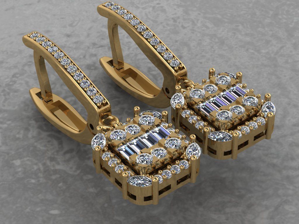 Half-set Jewelry 3D print model_4