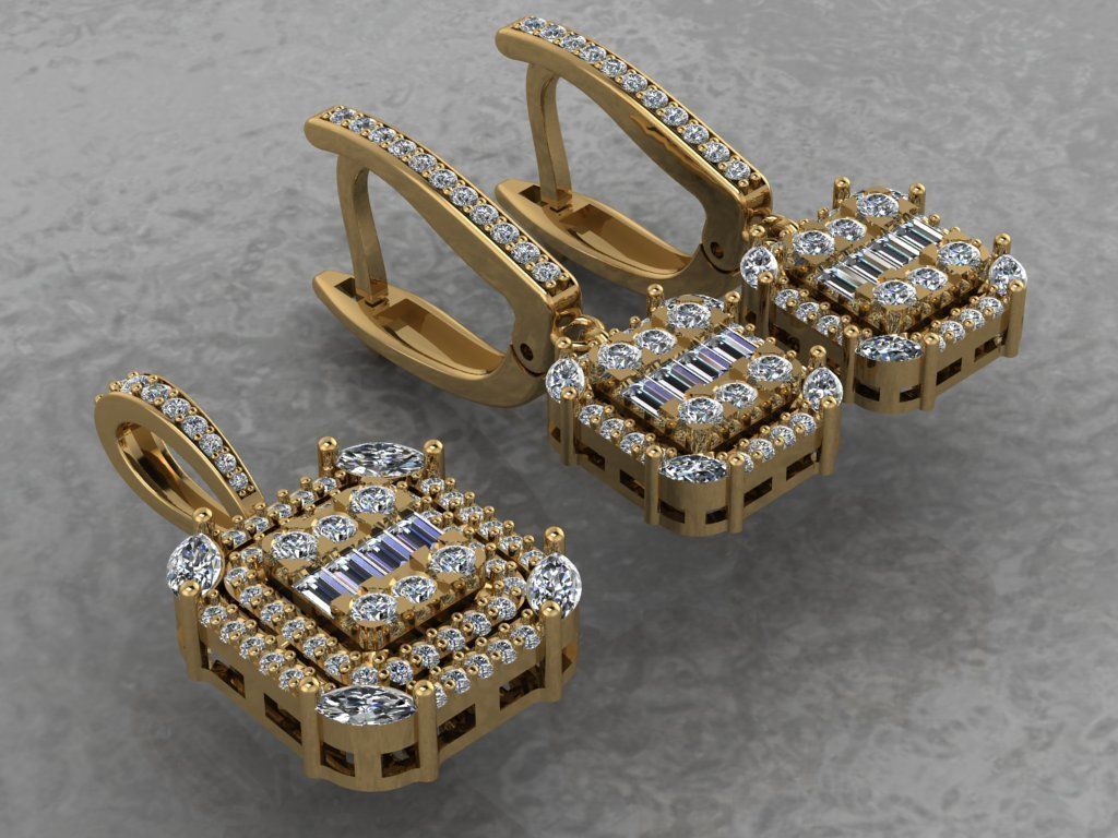 Half-set Jewelry 3D print model_10
