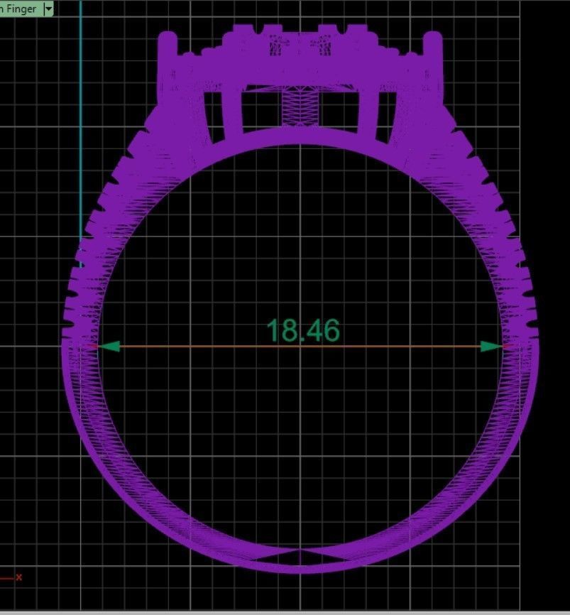 Half-set Jewelry 3D print model_14