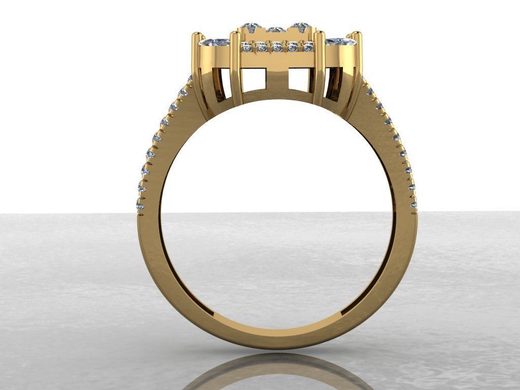 Half-set Jewelry 3D print model_7