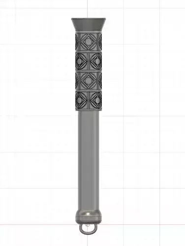 Jedi Librarian Lightsaber Hilt 3D print model