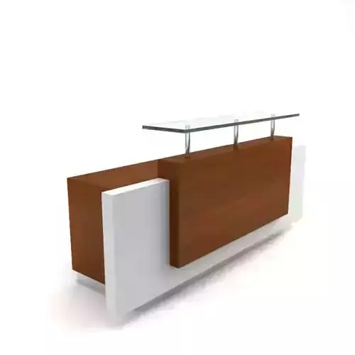 Front Wooden Reception Desk