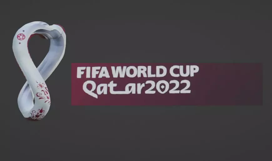 WORLD CUP LOGO 2022  3D model_0