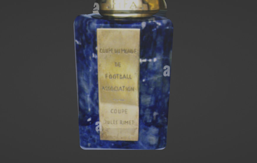 JULES RIMET TROPHY- WORLD CUP TROPHY 3D model_18