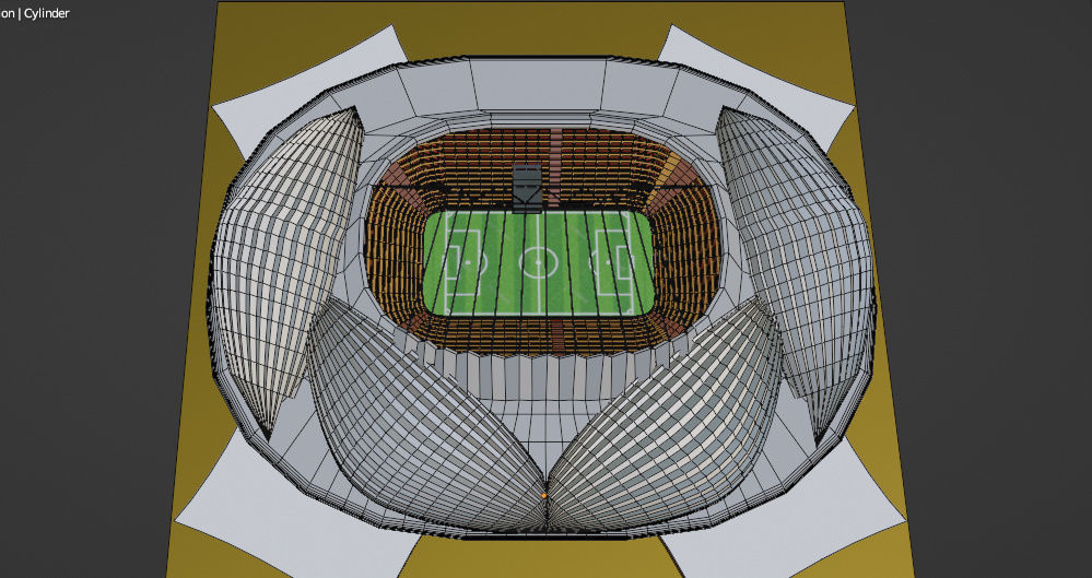 BEST FIFA DLS STADIUM 3D model_12