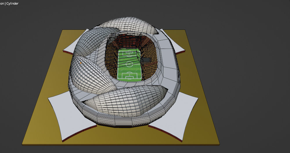 BEST FIFA DLS STADIUM 3D model_5