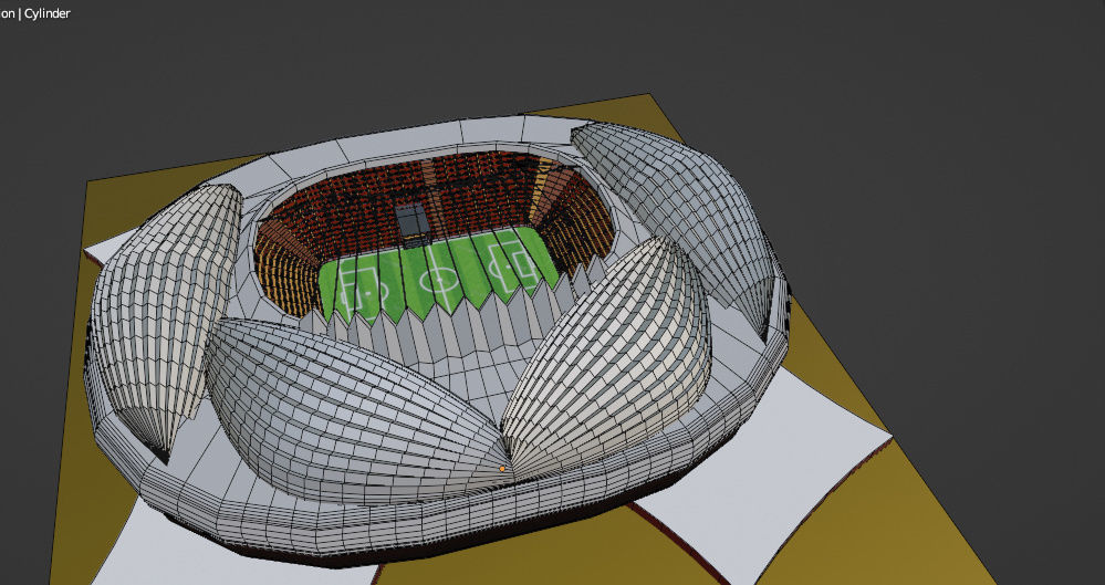BEST FIFA DLS STADIUM 3D model_8