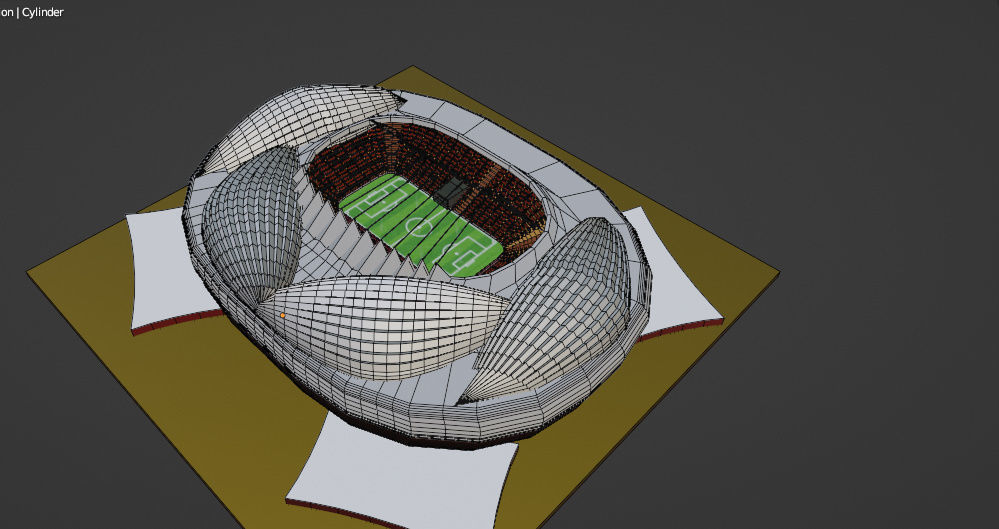 BEST FIFA DLS STADIUM 3D model_11