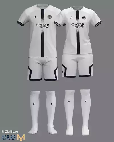 Football outfit 3D model