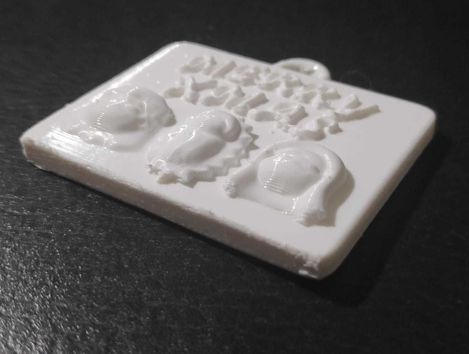 Nativity Scene Ornament 3D print model_4