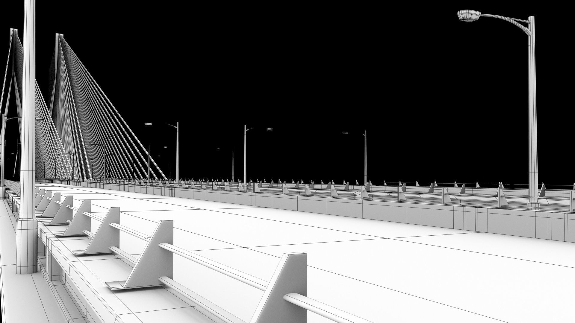 SeaLink san francisco bay bridge Low-poly 3D model_26